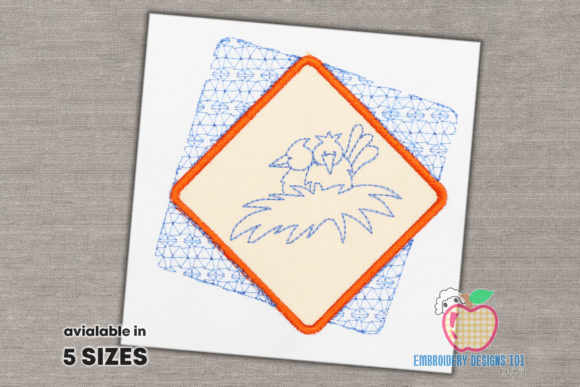 Birds in Nest Embroidery Applique Review for Sellers