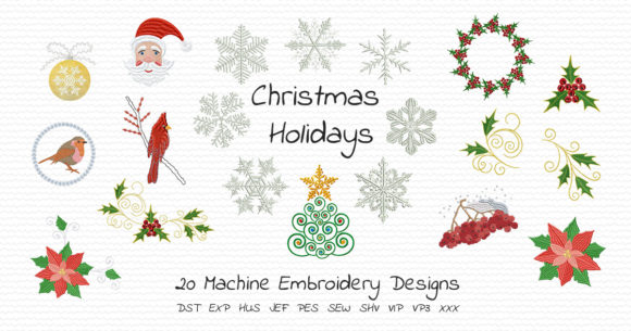 Christmas Holidays Embroidery Bundle Review for Boutique Sweatshirts