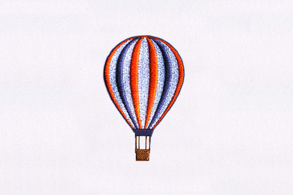 Colorful Hot Air Balloon Embroidery Design Review