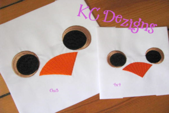 Duck Eyes and Nose Design for Seasonal Embroidery Projects