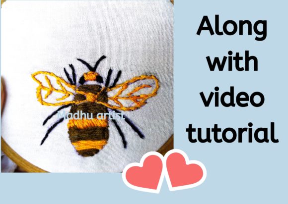 Honey Bee Embroidery Craft Graphic: A Seasonal Design Review