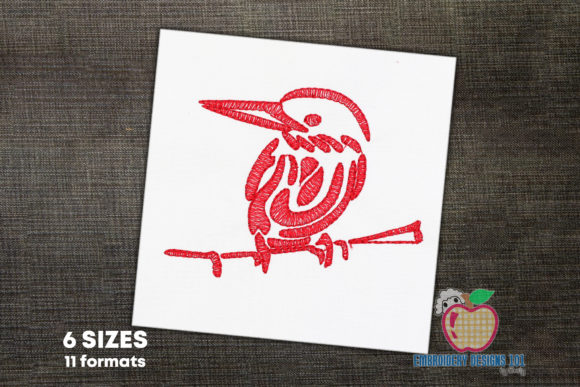 Kingfisher Bird on Branch Embroidery Review for Business Use