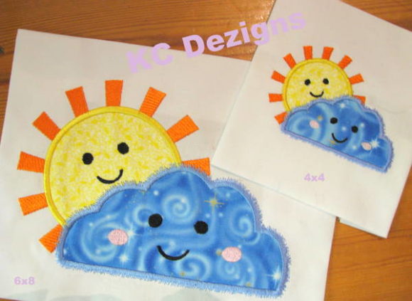 Smiley Sun and Cloud Applique: A Practical Design Review