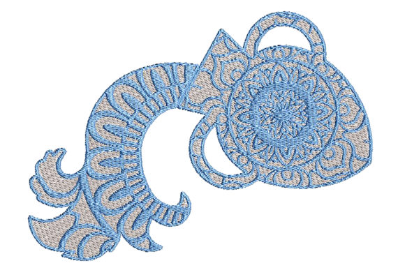 Zodiac Sign Aquarius Embroidery: A Designer's Take